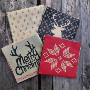 woskowijki czyli beeswax wrap w świątecznym wydaniu