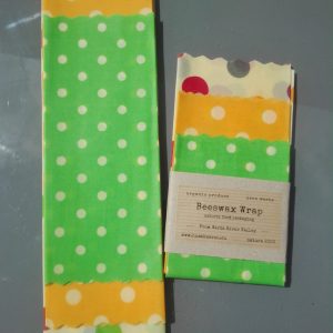 Woskowijka - Beeswax wraps - Kropki / wiosna