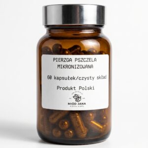 Pierzga mikronizowana w kapsułkach