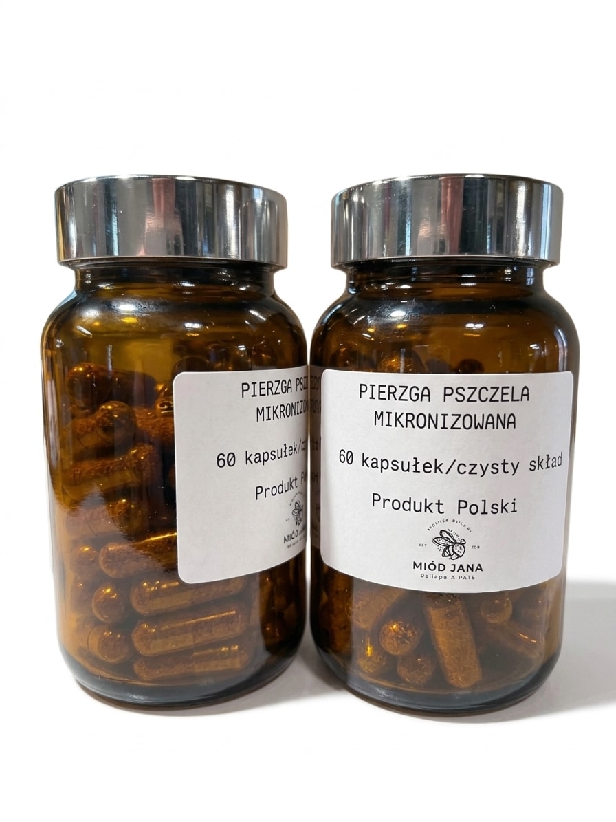 Pierzga mikronizowana w kapsułkach - obrazek 2
